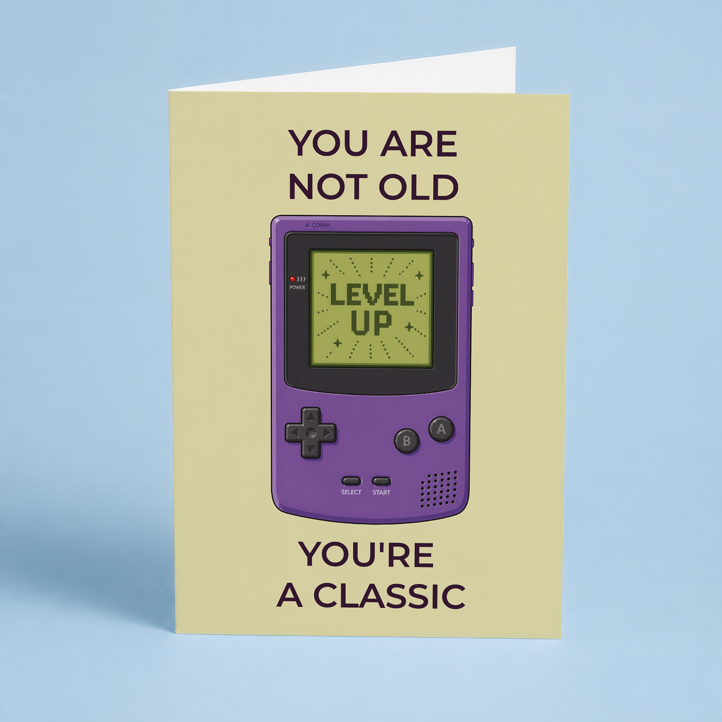 you are not old you're a classic (Gameboy) - Greeting Card
