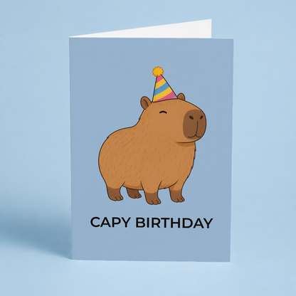 Capy birthday - Greeting Card