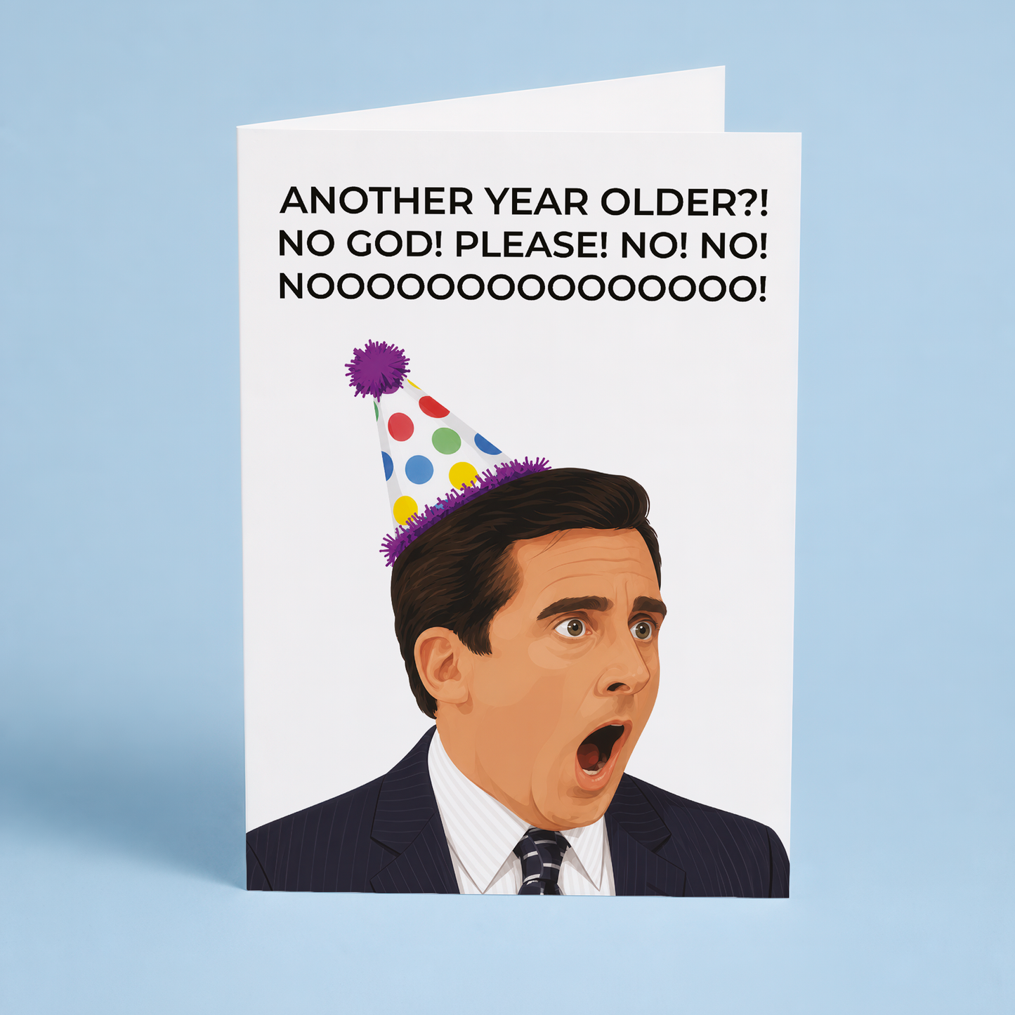 Another Year?! No God Please No! - Greeting Card