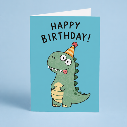 Silly dinosaur (Happy Birthday) - Greeting Card