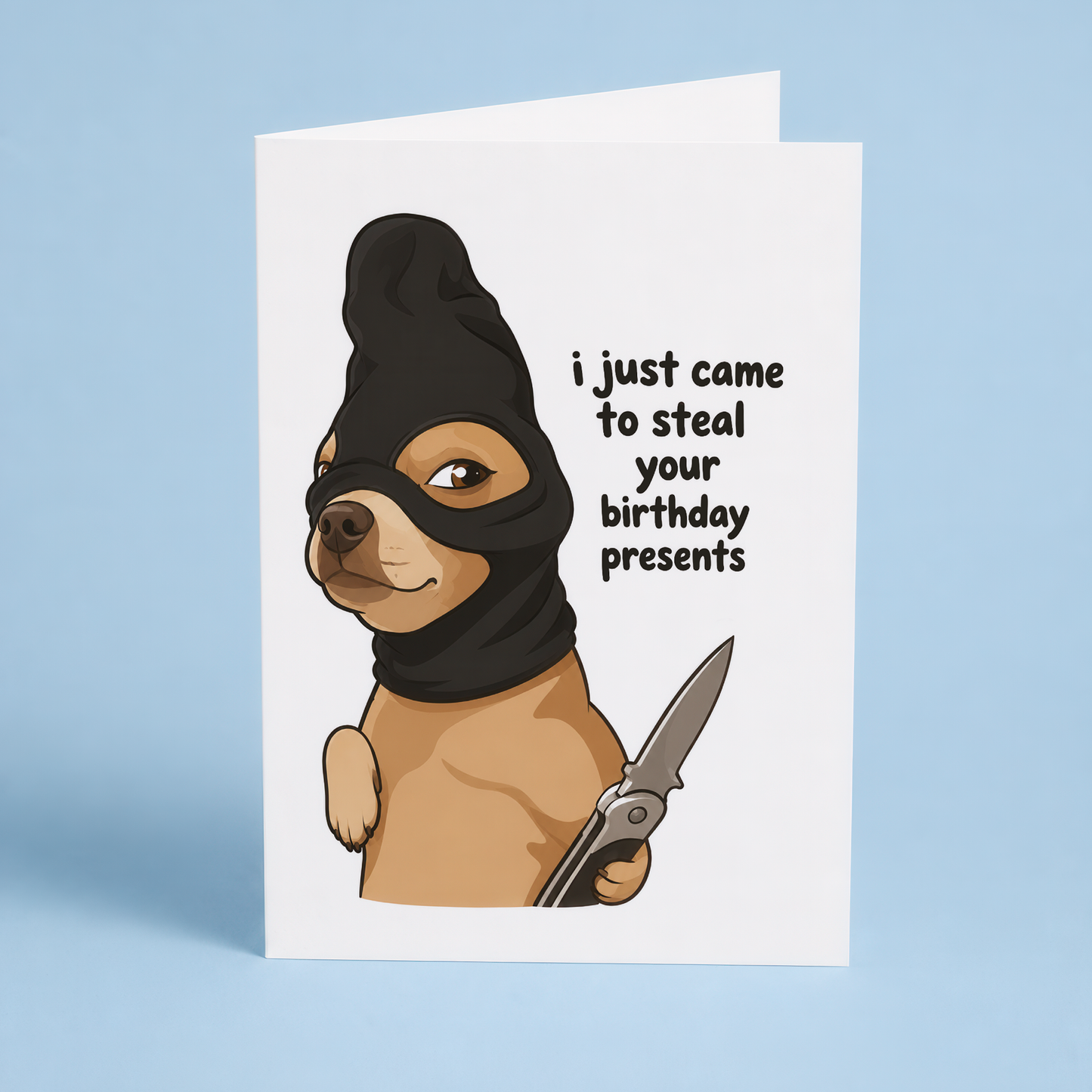 I just came to steal your birthday presents - Greeting Card
