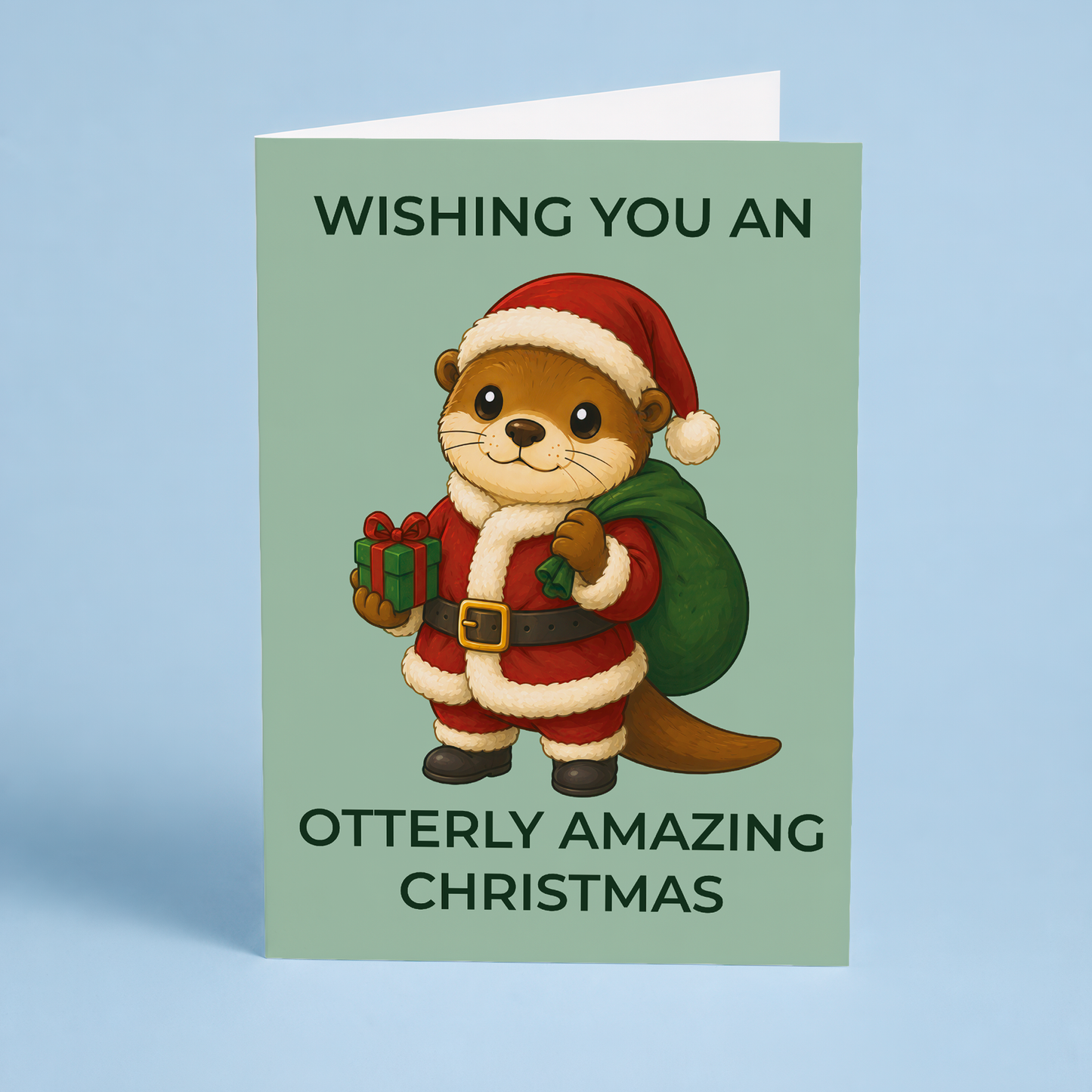 Otterly amazing Christmas - Greeting Card