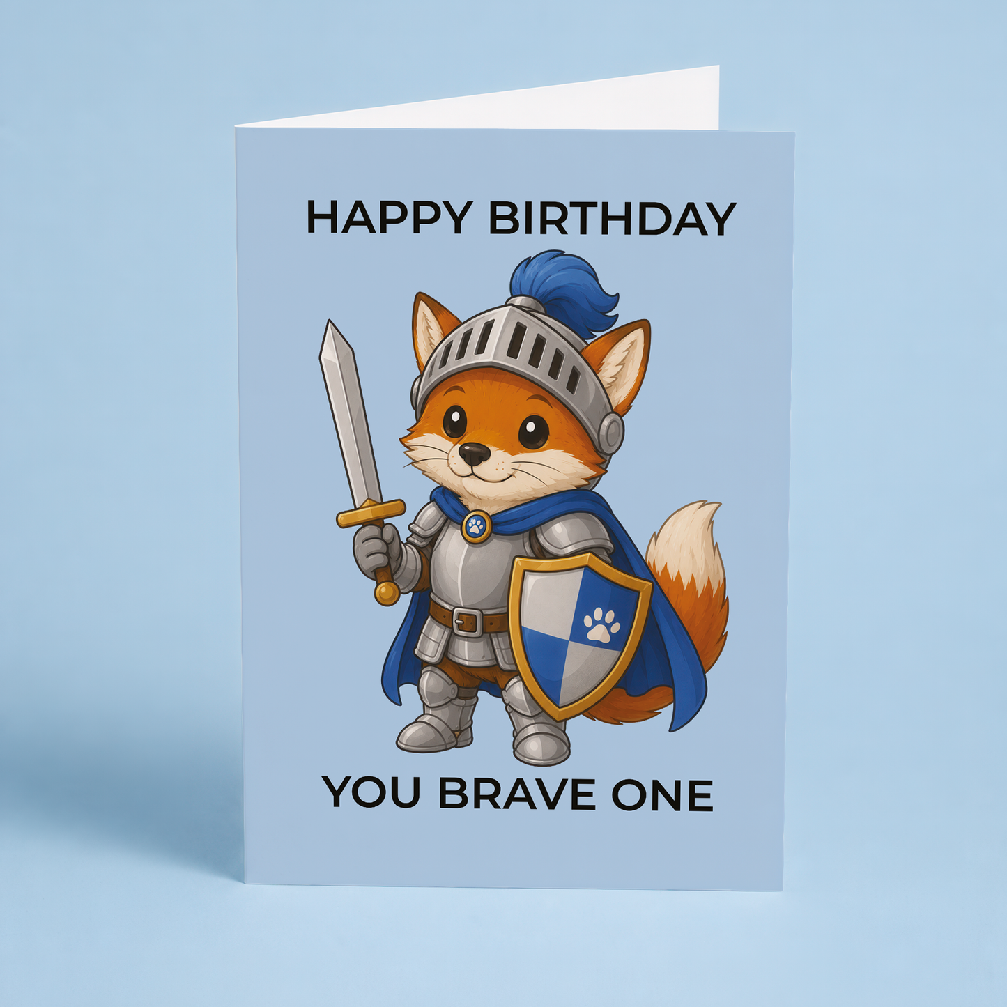 Happy birthday you brave one (Fox) - Greeting Card
