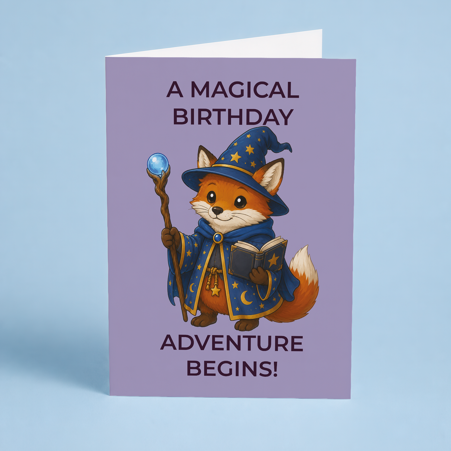 A magical birthday adventure begins! (Fox) - Greeting Card