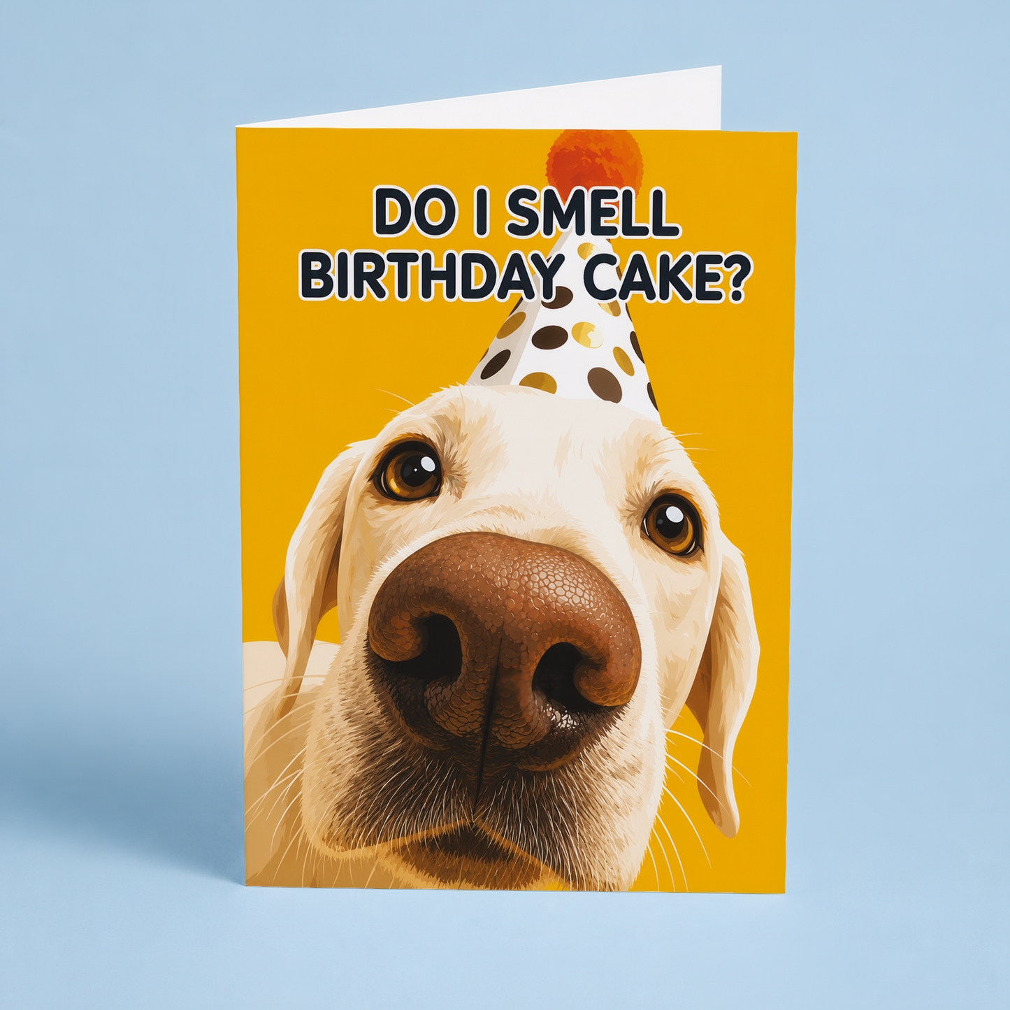 Do I smell birthday cake? (Dog) - Greeting Card