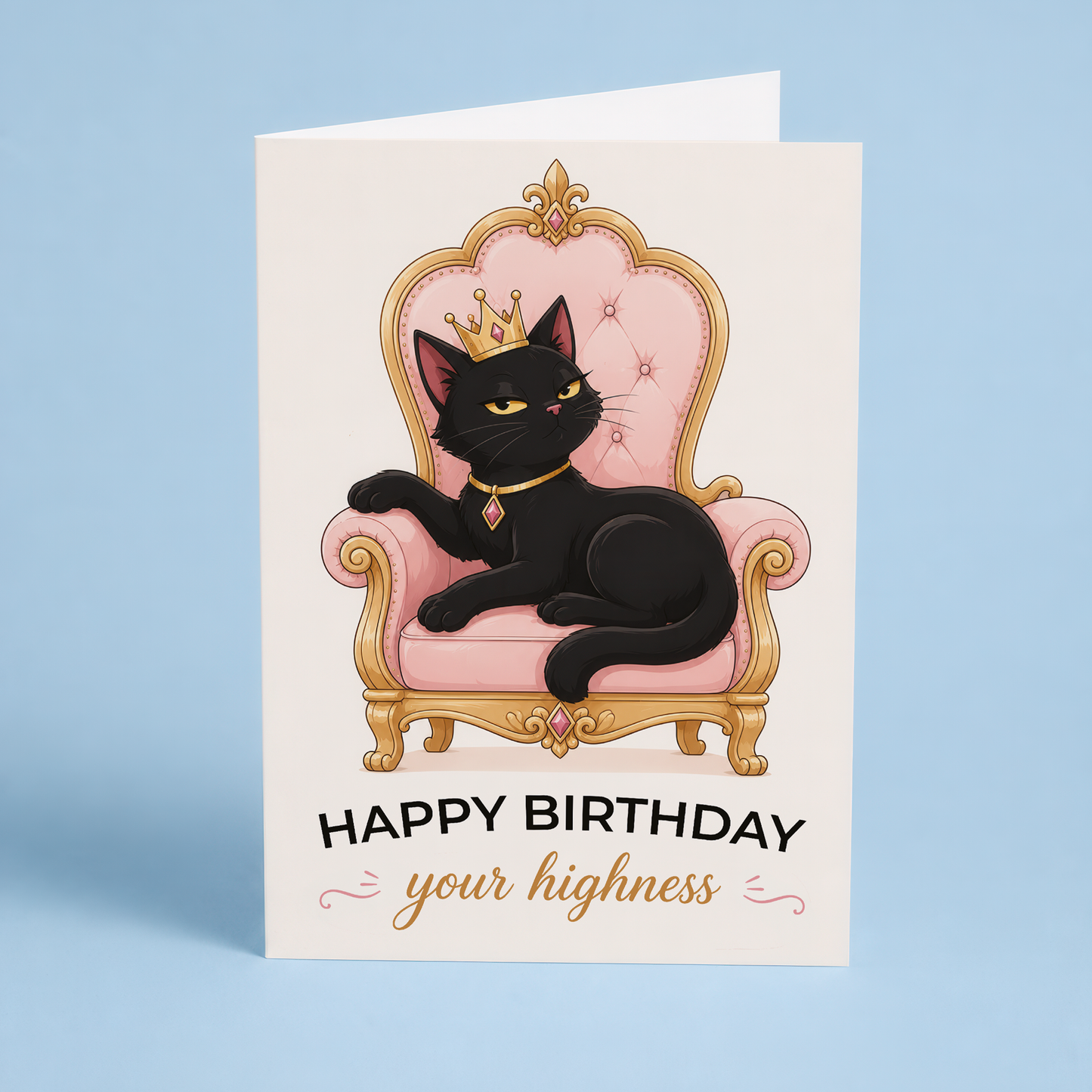 Happy birthday your highness - Greeting Card