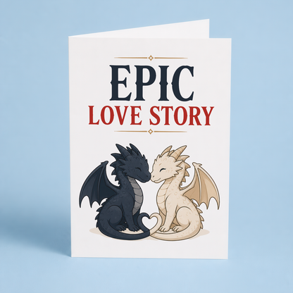 Epic love story - Greeting Card