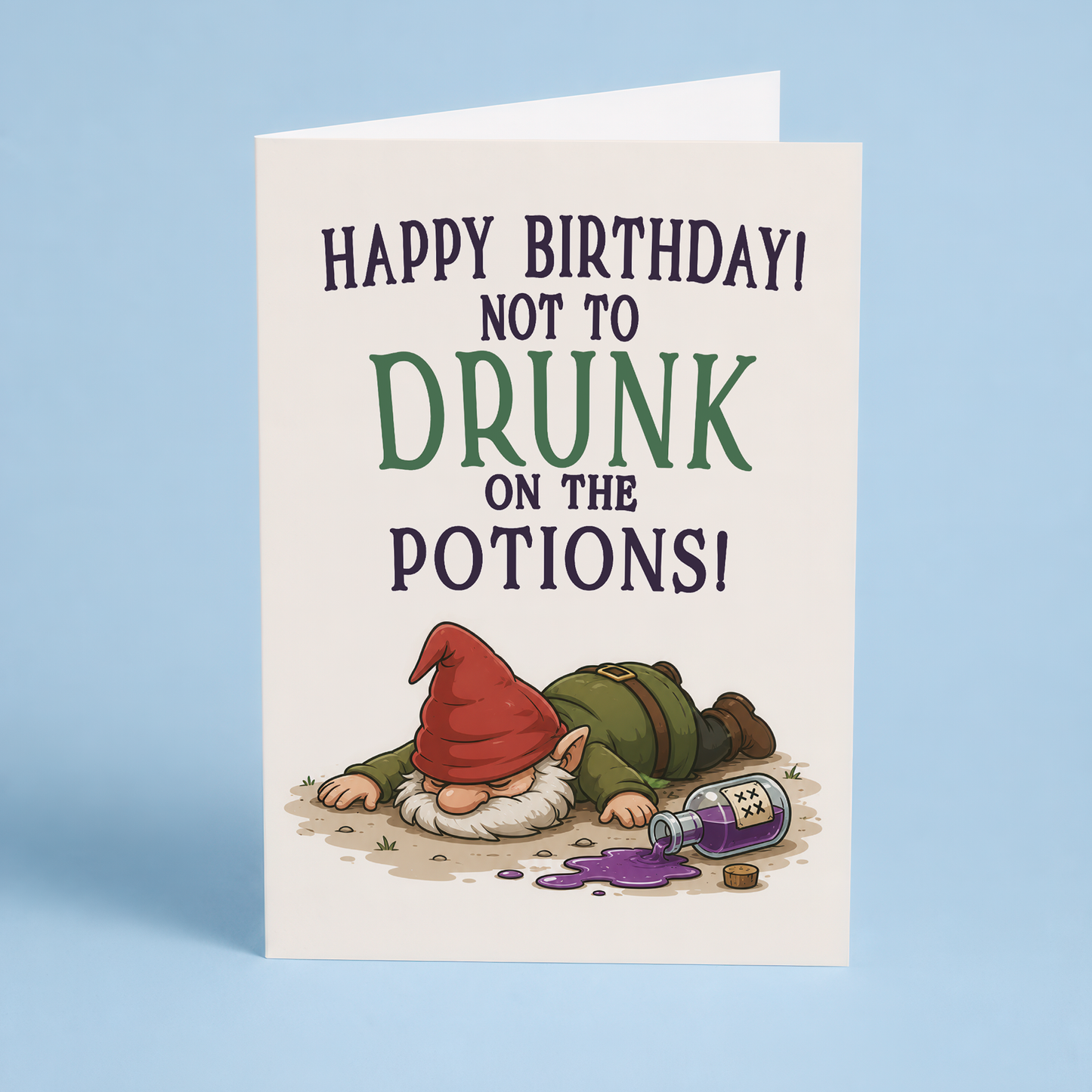 Happy birthday! not to drunk on the potions! - Greeting Card