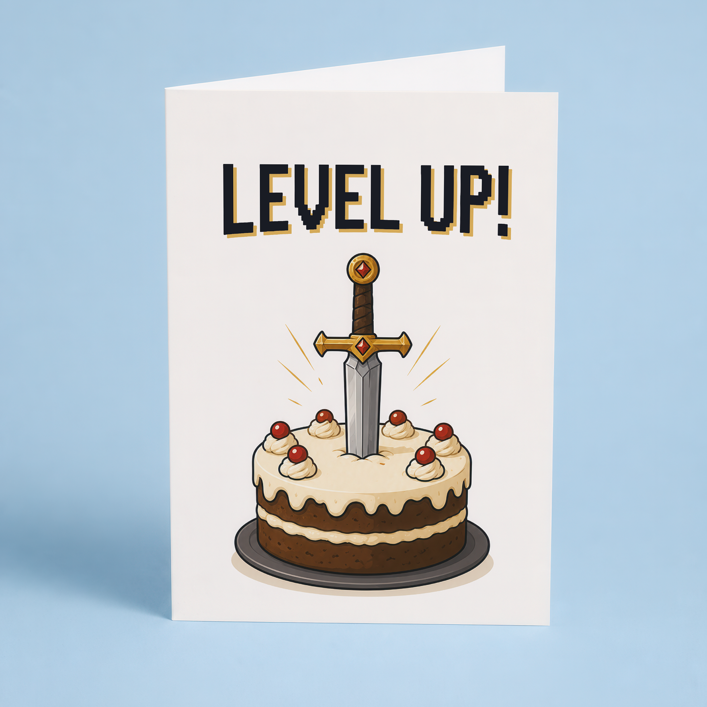 Level up! - Greeting Card