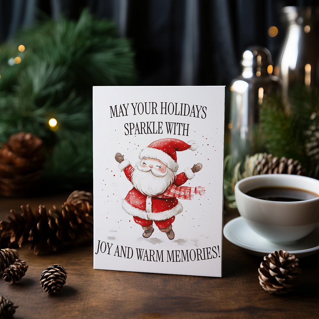 May your holidays sparkle - Greeting Card