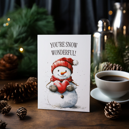 You’re snow wonderful! - Greeting Card