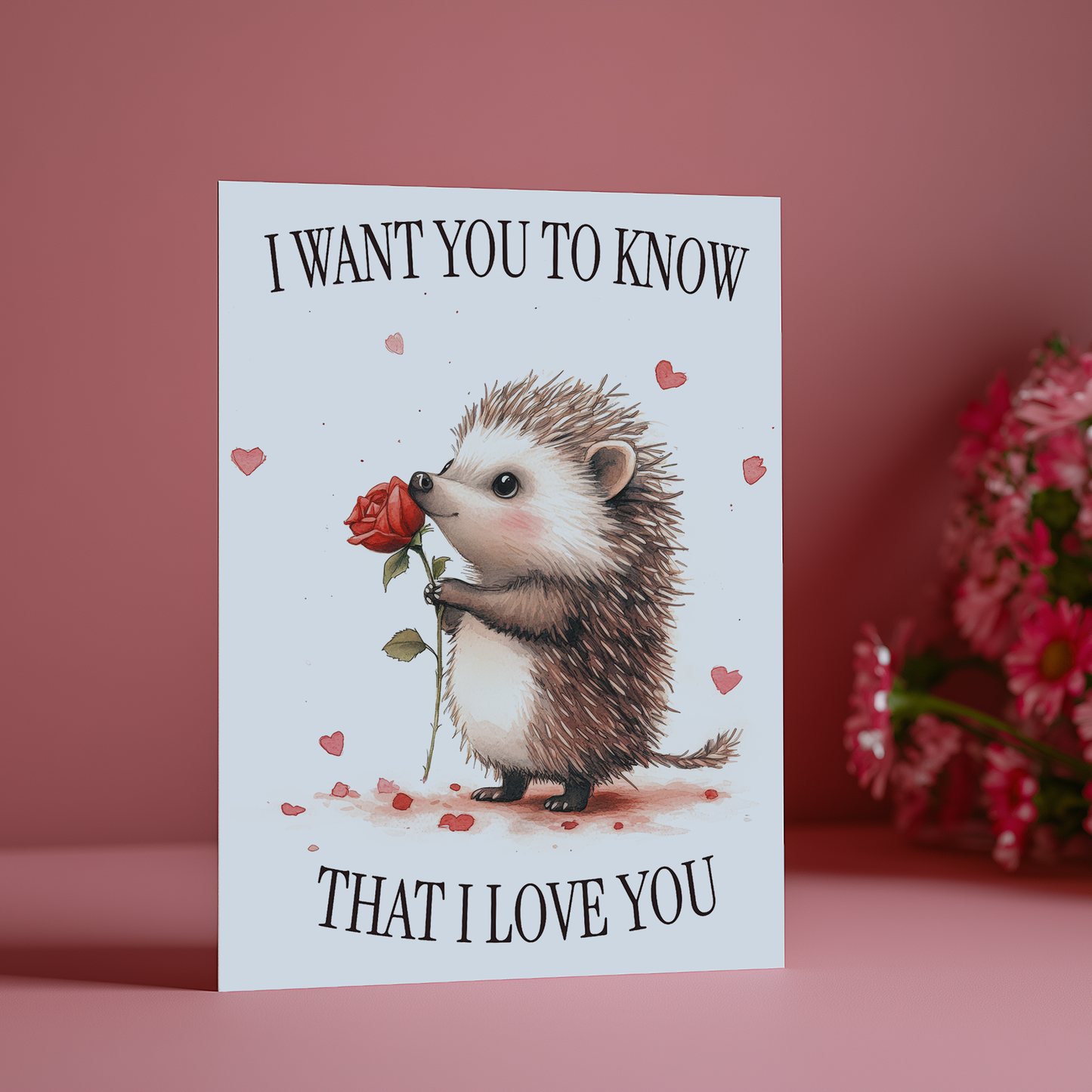 I want you to know - Greeting Card