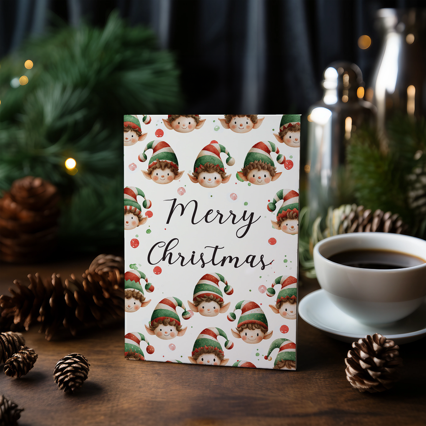 Merry Christmas (Elf) - Greeting Card