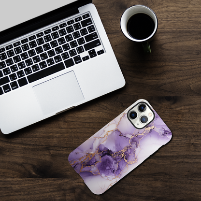 Purple marble - Phone case Sturdy