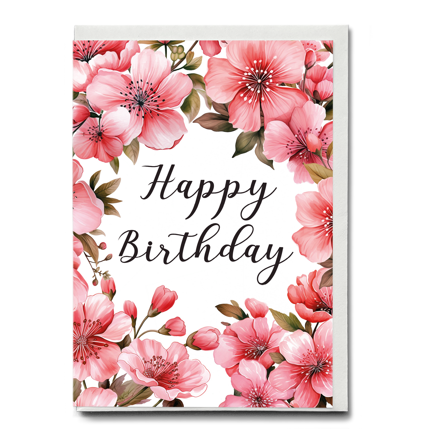 Botanical Flower Birthday Cards – Greeting Card Bundle (10-Pack, Floral Designs)