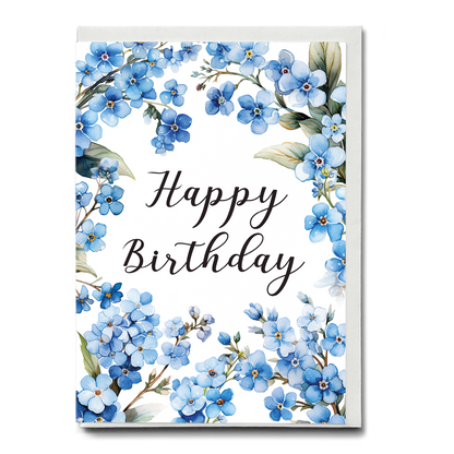 Botanical Flower Birthday Cards – Greeting Card Bundle (10-Pack, Floral Designs)