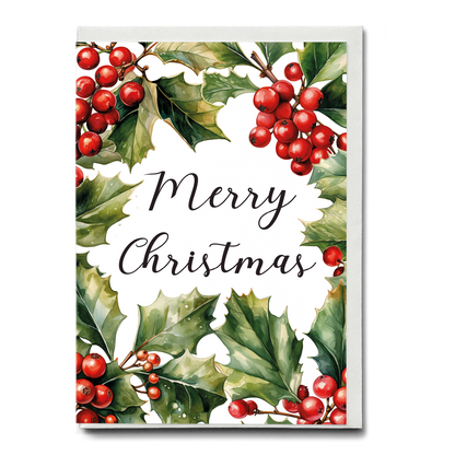 Bundel of 10 Christmas pattern greeting cards