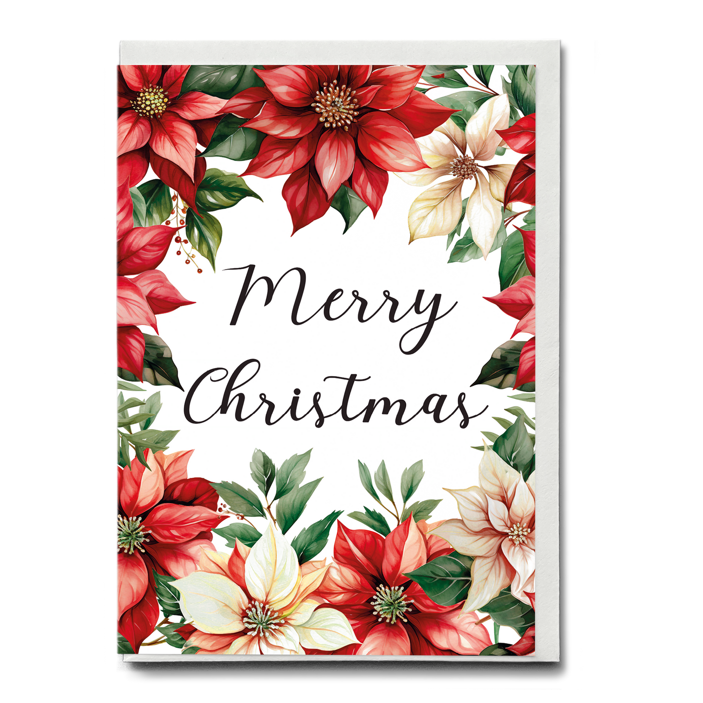 Bundel of 10 Christmas pattern greeting cards