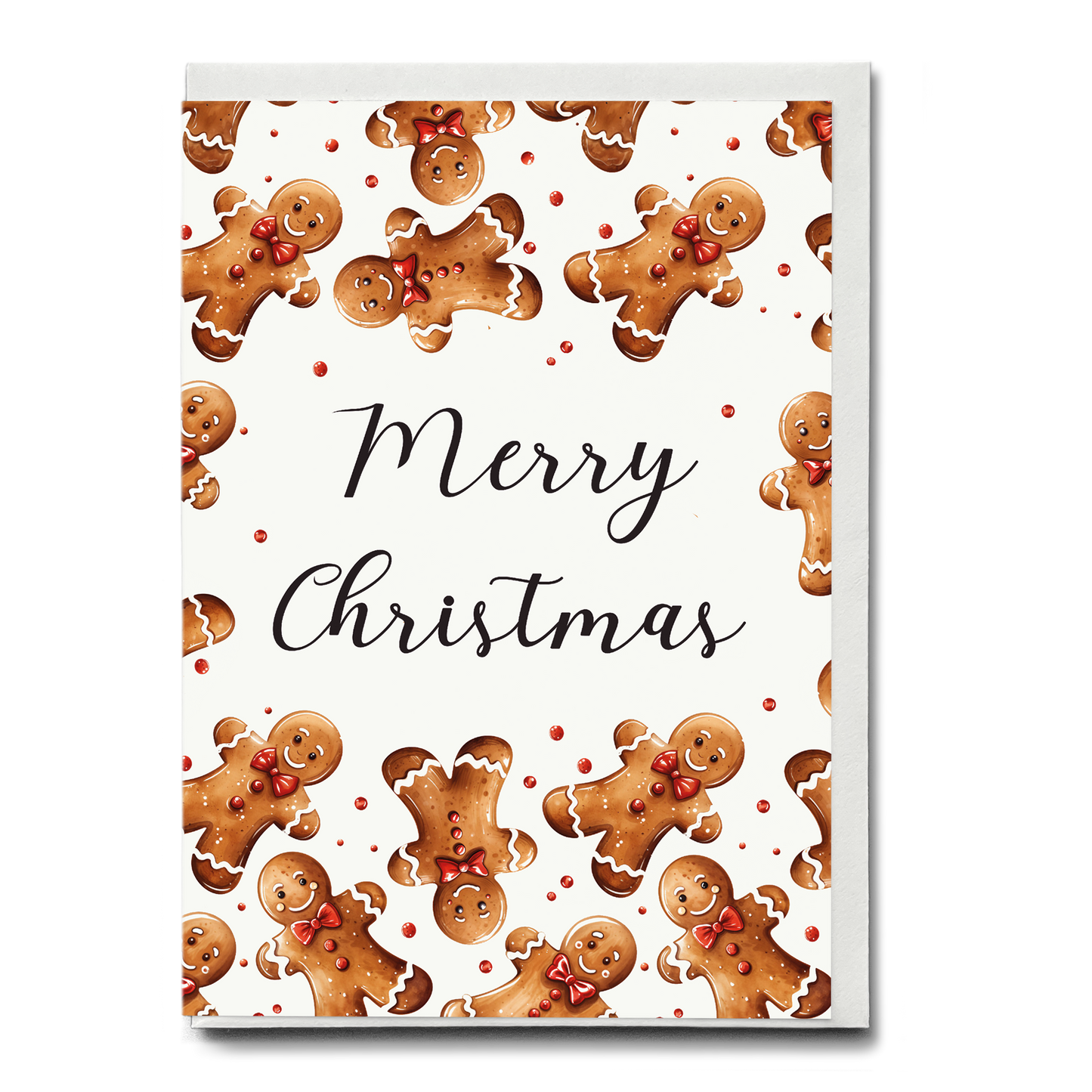 Bundel of 10 Christmas pattern greeting cards