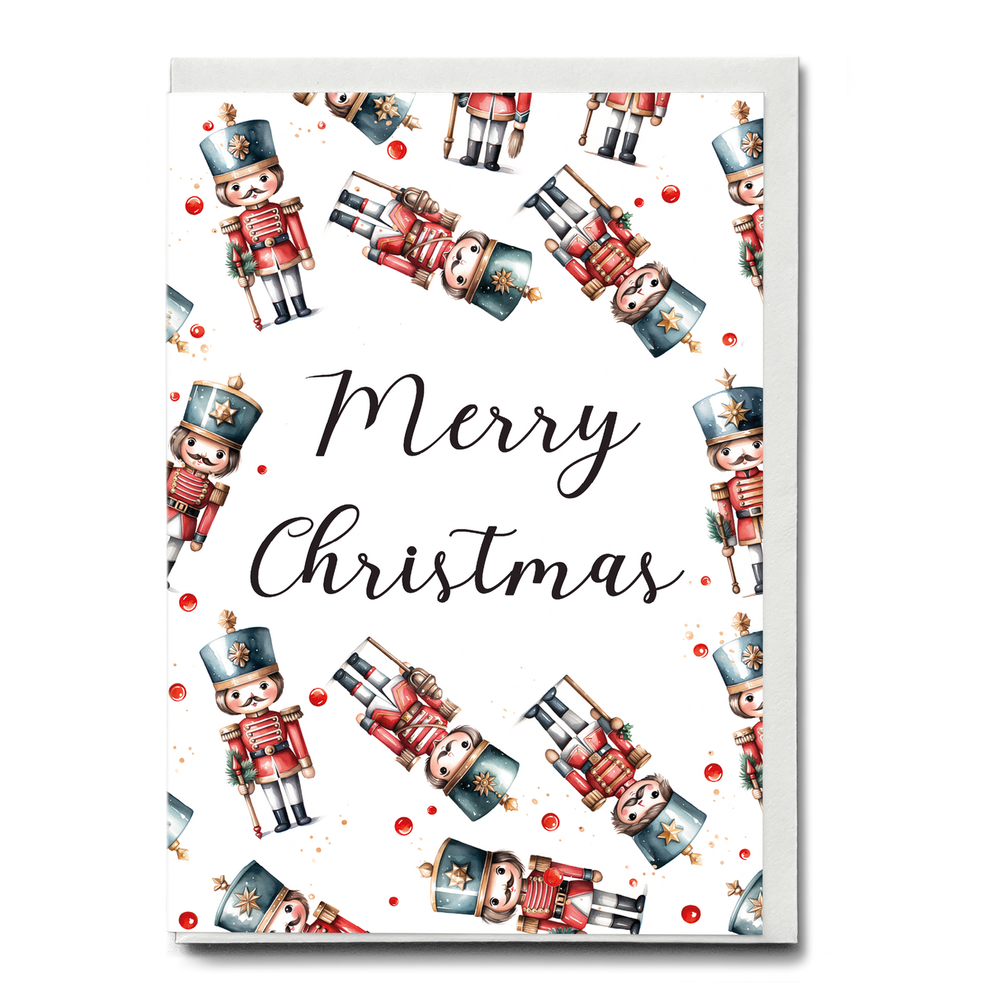 Bundel of 10 Christmas pattern greeting cards