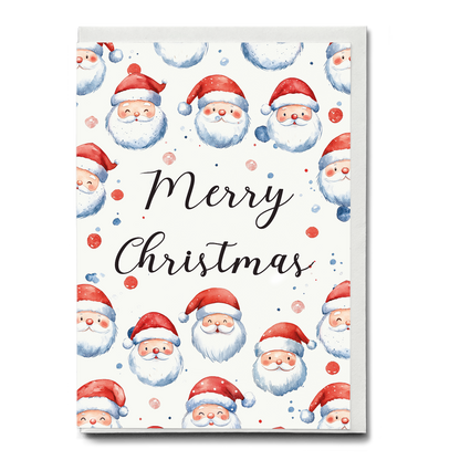 Bundel of 10 Christmas pattern greeting cards