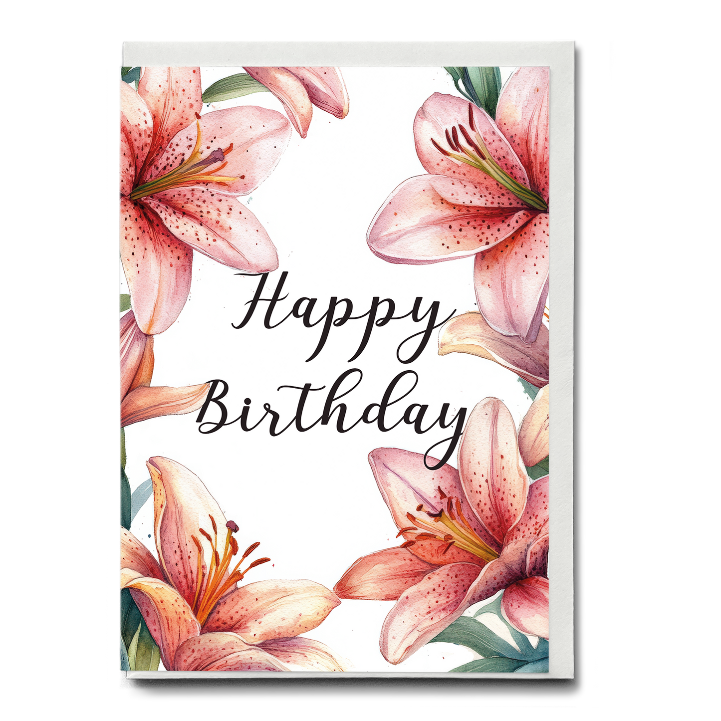 Botanical Flower Birthday Cards – Greeting Card Bundle (10-Pack, Floral Designs)