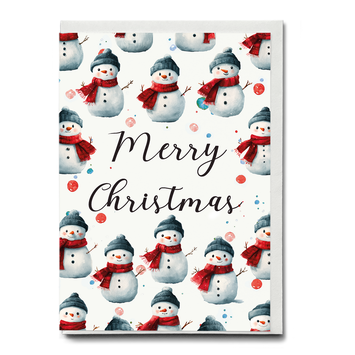 Bundel of 10 Christmas pattern greeting cards