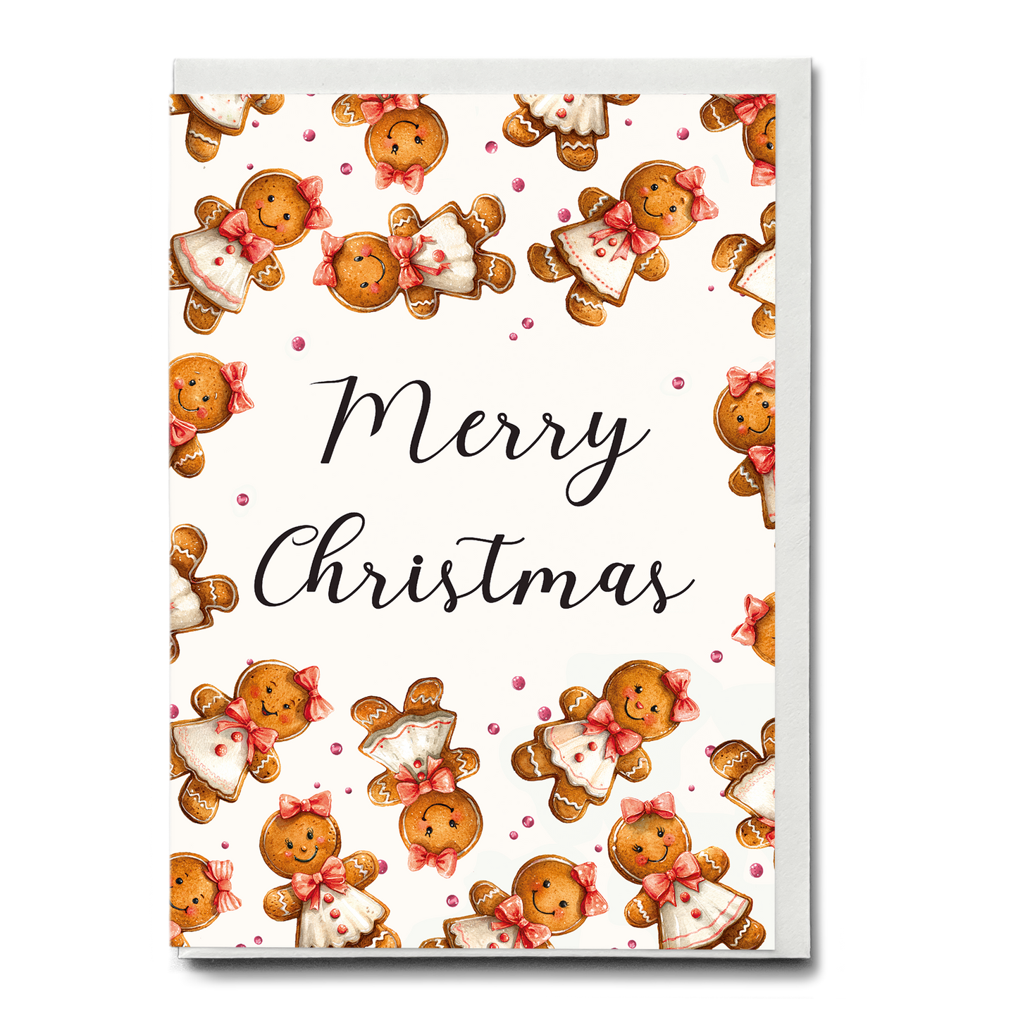 Bundel of 10 Christmas pattern greeting cards