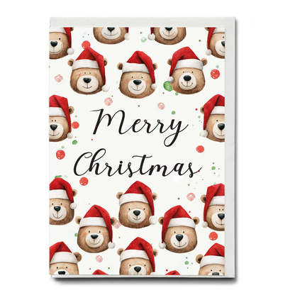 Bundel of 10 Christmas pattern greeting cards