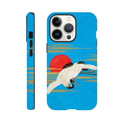 Flying Sarus crane - Phone Case Sturdy