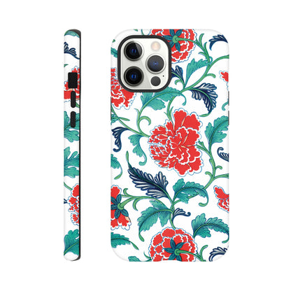 Red floral pattern II - Phone case sturdy