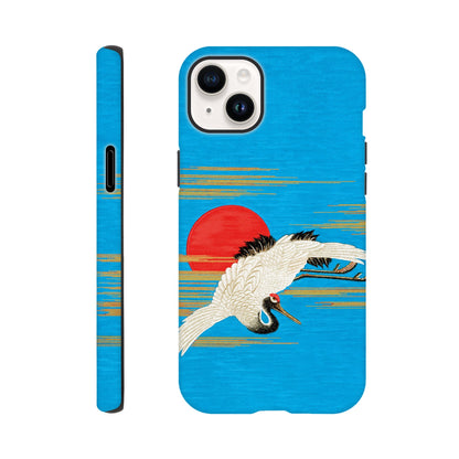 Flying Sarus crane - Phone Case Sturdy