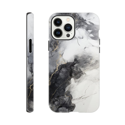 Black & White Marble - Phone case sturdy