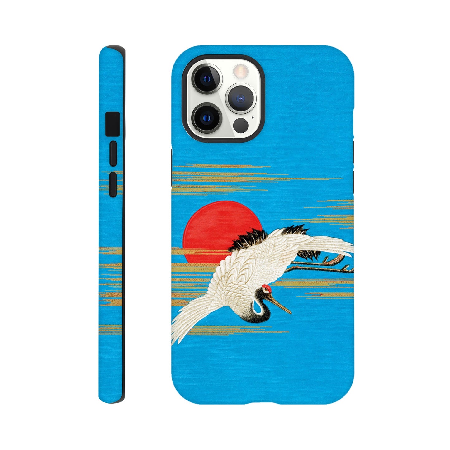 Flying Sarus crane - Phone Case Sturdy