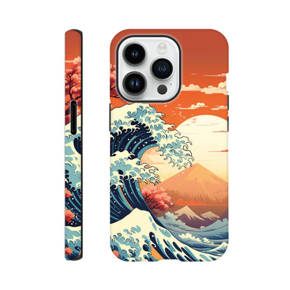 Great wave art deco style - Phone Case sturdy