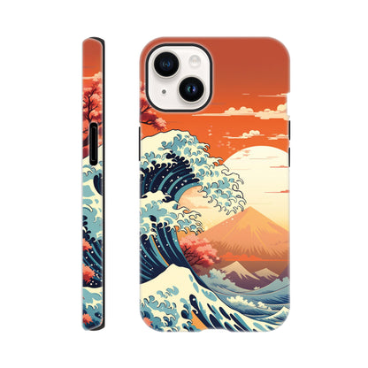Great wave art deco style - Phone Case sturdy