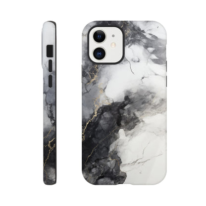 Black & White Marble - Phone case sturdy