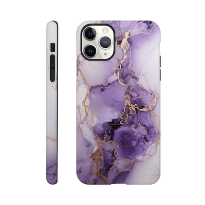 Purple marble - Phone case Sturdy