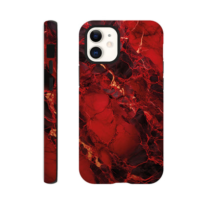 Red marble - Phone case Sturdy