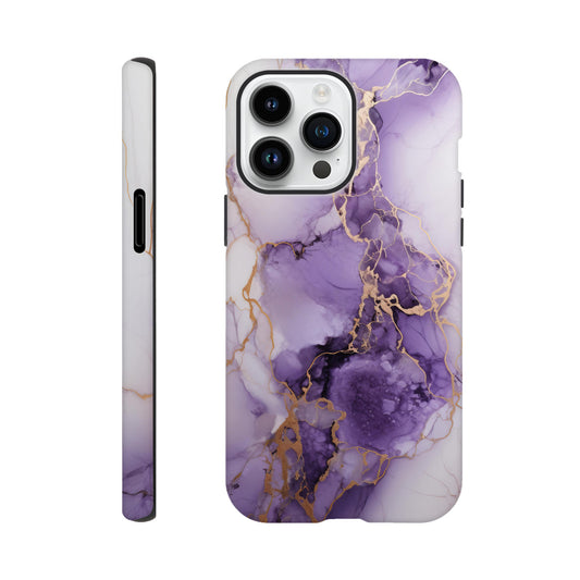 Purple marble - Phone case Sturdy