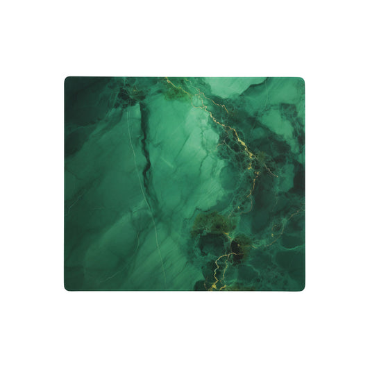 Dark green marble Gaming mouse pad