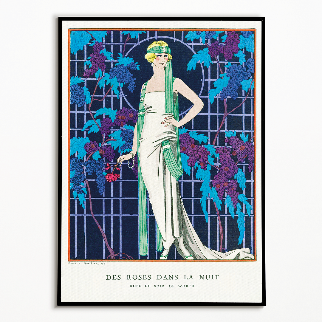 Des robes dans la nuit by George Barbier - Art Print