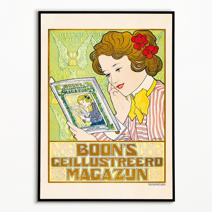 Poster for Boon's Illustrated Warehouse by Johann Georg van Caspel - Art Print