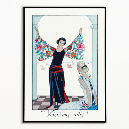 Voici mes ailes! - Art Print