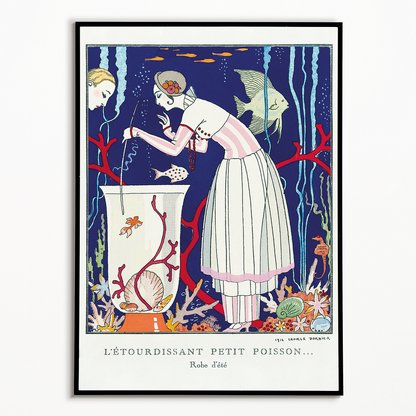L'étourdissant petit poisson: Robe d'été - Art Print