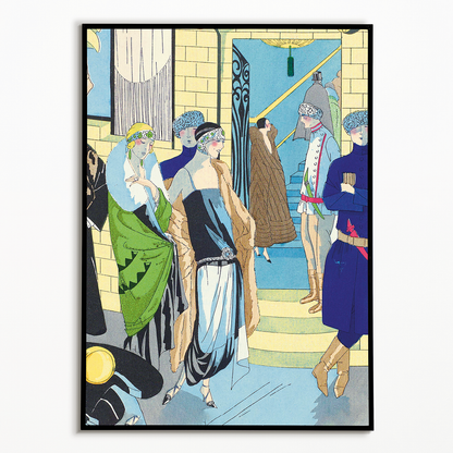Beauté, Feuillets de l' élégance féminine - Art Print