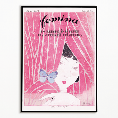 The Fashion Magazine as Temptress, Femina - Art Print