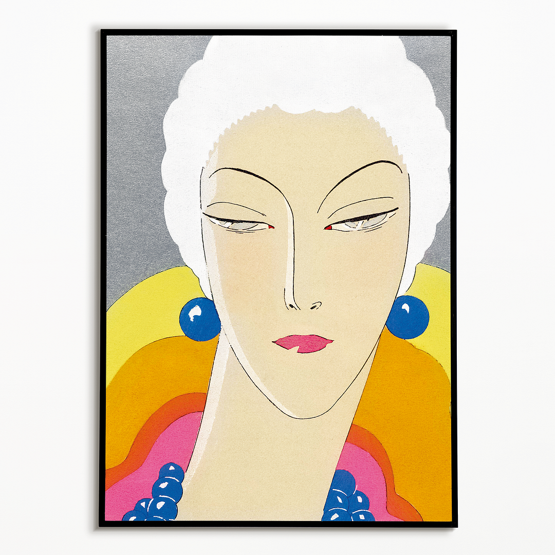 Cover of the fashion magazine Art-Goût-Beauté - Art Print