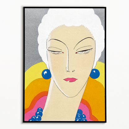 Cover of the fashion magazine Art-Goût-Beauté - Art Print