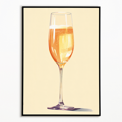 Champagne - Art Print